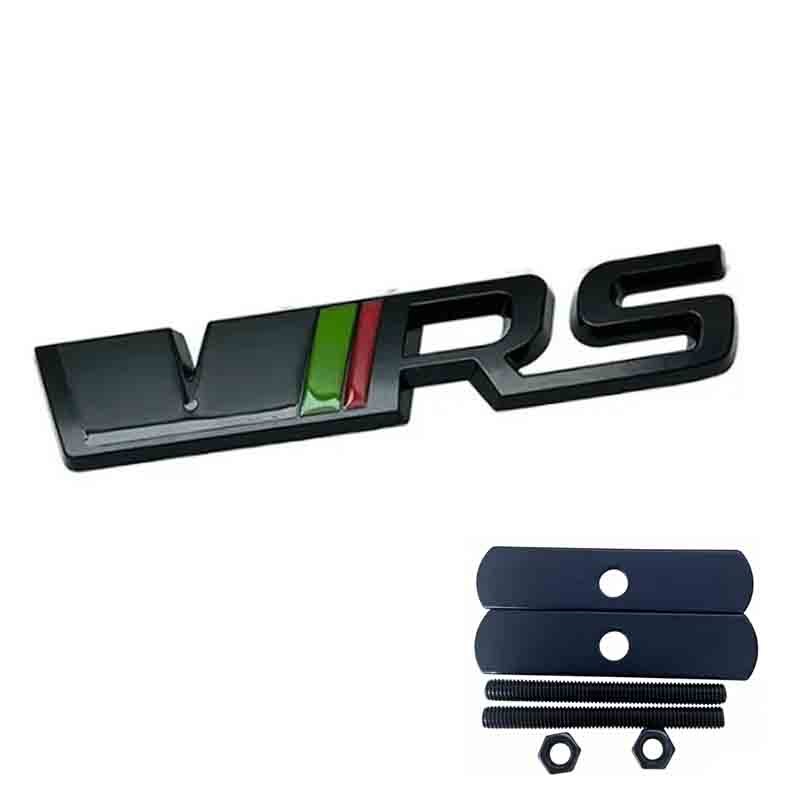 3D Metal VRS Sticker Car Styling for VRS Octavia Elroq Fabia Rapid Superb Kodiaq Front Grille Emblem Rear Trunk Decals
