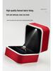 Creative LED Light Jewelry Ring Box with Illuminated Display