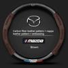 2025 Coprivolante per Auto in Fibra di Carbonio e Pelle Calda per Mazda 3 5 6 SKYACTIV Axela Atenza CX30 CX5 CX8 CX9 MX5 RX8 RX7 BT50 Ac
