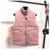 Women's Fall and Winter Loose Short Section Corduroy Vest Solid Color Comfortable Jacket