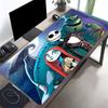 Nightmare Before Christmas Large Gaming Mouse Pad Nonslip Rubber Base Waterproof Desk Mat For Office Pc Laptop