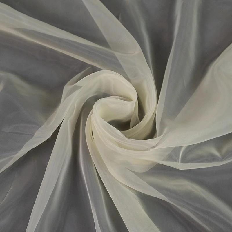 Breiter 160cm Verschlüsselter Gaze Organza Stoff Meterware Paillettenbesetzt für Bühnenröcke Hintergrund Nähen Dekoration DIY Glatt