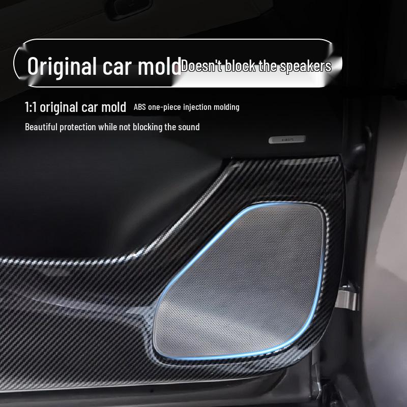 Xiaomi YU7 Tür-Anti-Kratzmatte mit Karbonfaser-Muster: Innenraum-Schutzaufkleber