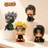 Naruto Anime Figürü Naruto Kakashi Aksiyon Figürü Q Sürümü Kawaii Sasuke Itachi Figürü Araba Dekorasyonu Koleksiyon Model Oyuncak