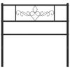 Replacement Headboard Metal Black 107 Cm