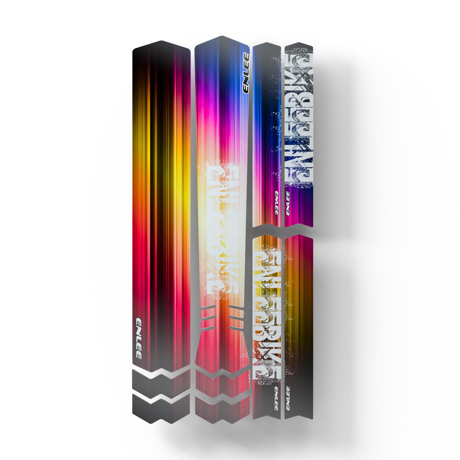 

3D Рамка для постера велосипеда Устойчивая к царапинам МТБ Дорожный велосипед HD Защитная пленка Съемная наклейка Противоскользящая защита Крышка рамы