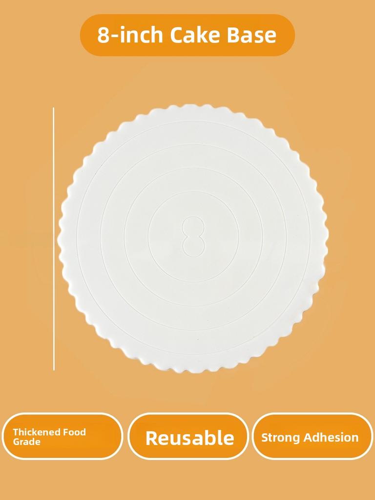Reusable Transparent Cake Box Handheld Baking Preservation Base Tray for 6 Inch 8 Inch Cakes DIY Baking Tools Kitchen Supplies