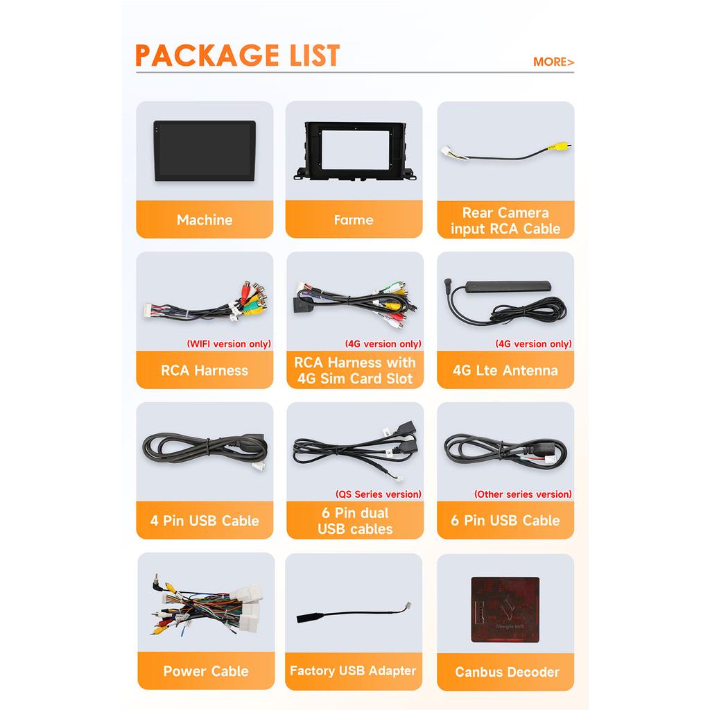 Hizpo Snapdragon Intelligenter Bildschirm Autoradio für Toyota Highlander 2014 2015 2016 2017 2018 2019 Drahtloses CarPlay Multimedia Android Auto Qualcomm