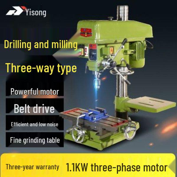 Compact Multifunctional Bench Drill Press and Tapping Machine