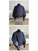American Retro Men's Oversized Pilot Jacket - Trendy Spring/Autumn Stand Collar Baseball Style