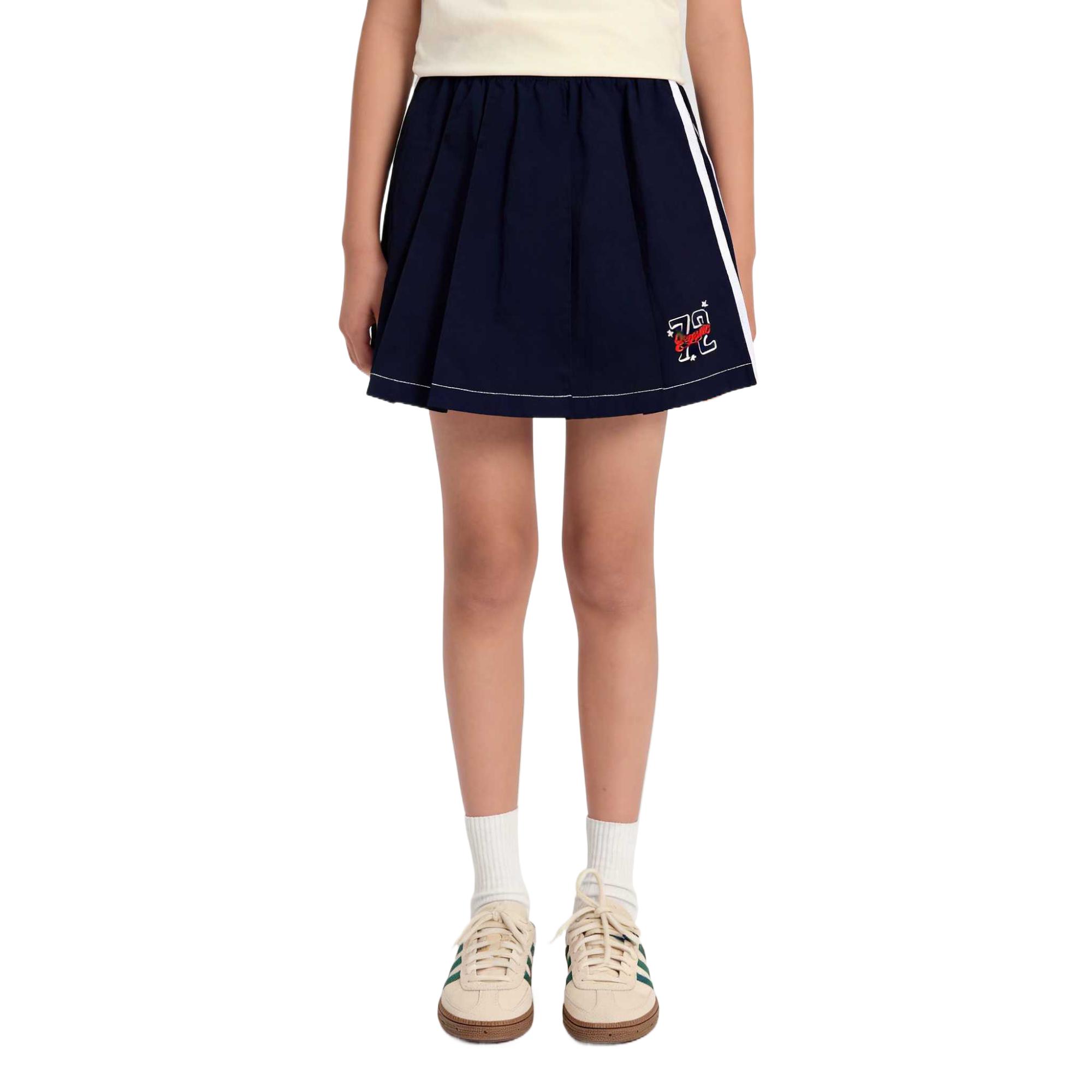 Adidas Originals Basketball Woven Mid-Rise Color-Block Skirt Kids skirts KG3324 128CM