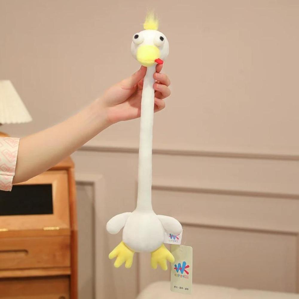 Cute Style Duck Bag Pendant White Color Mouse Plush Pendant  Gift for Girls