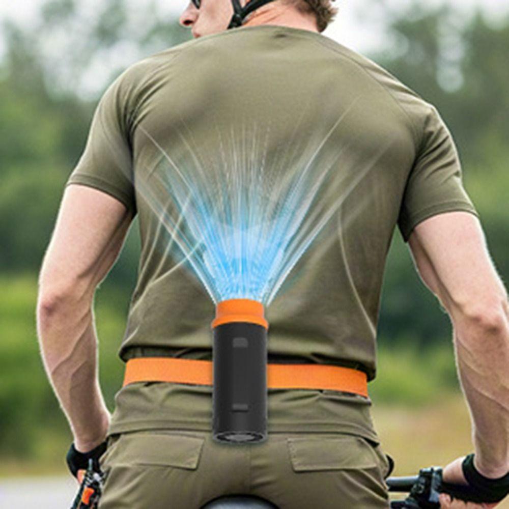 4 Gears Adjustable Waist Mounted Fan USB Rechargeable Personal Cooling Fan  Sports