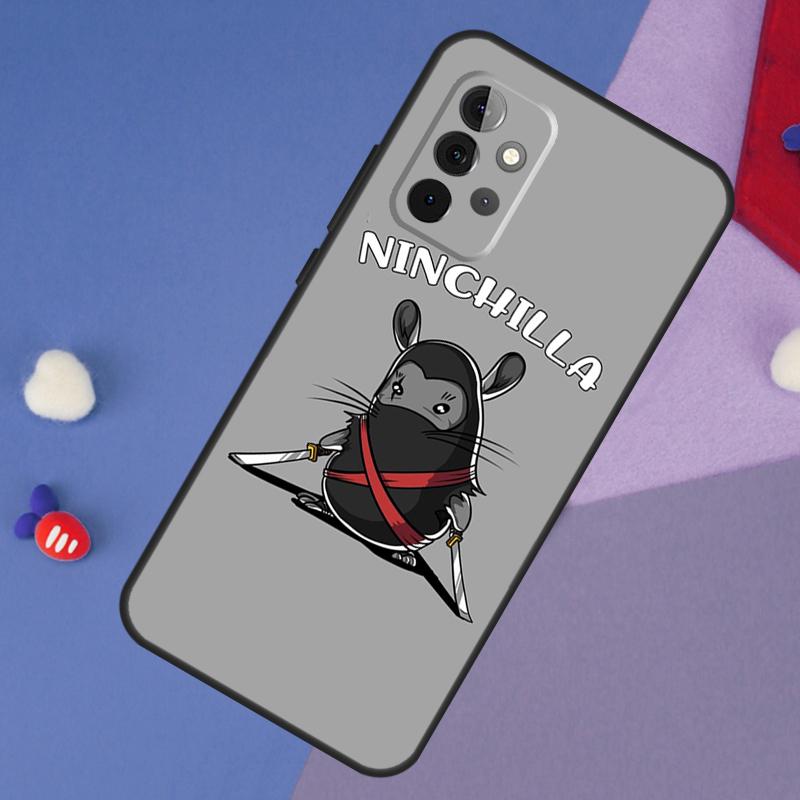 Cute Cartoon Chinchilla Case For Samsung Galaxy A14 A56 A36 A26 A16 A06 A54 A34 A12 A32 A52 A13 A33 A53 A15 A35 A55