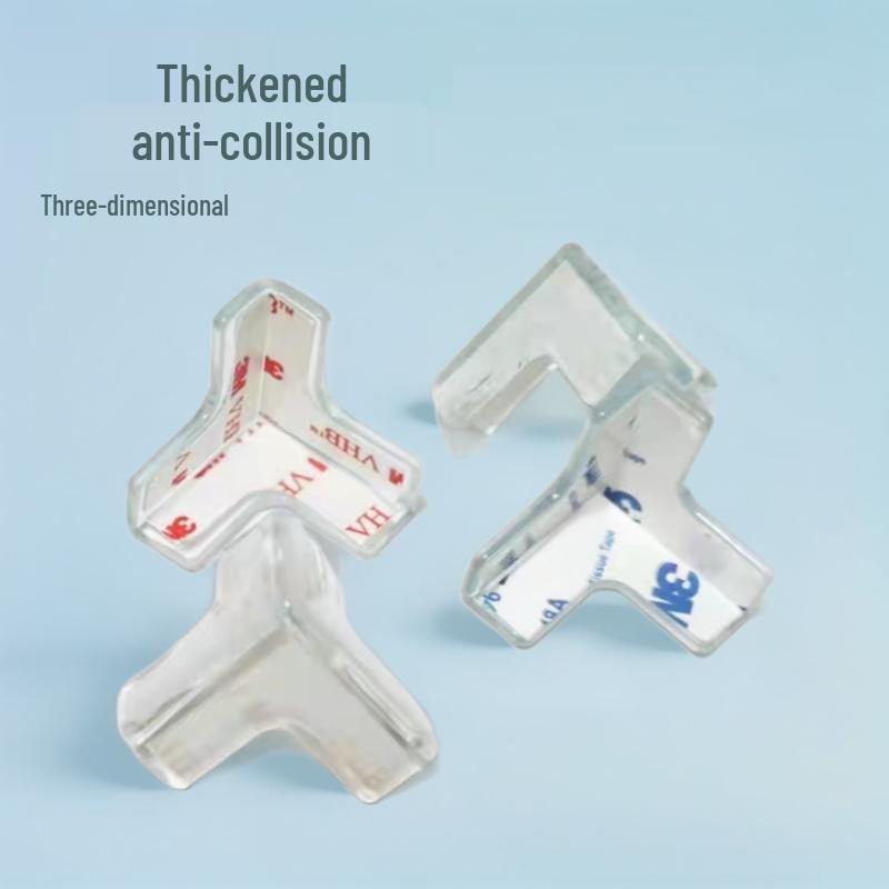 

Утолщенные Т-образные защитные уголки для детской безопасности прозрачный