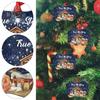Christmas Jesus Nativity True Story Ornament Xmas Tree Hanging Decoration 2D Flat Acrylic Pendant for Christmas New Year Celebrations