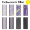 TPU PPF Smart Photochromic Headlight Protection Film Anti-scratch Self-healing White to Purple to Black Color Changing Sticker