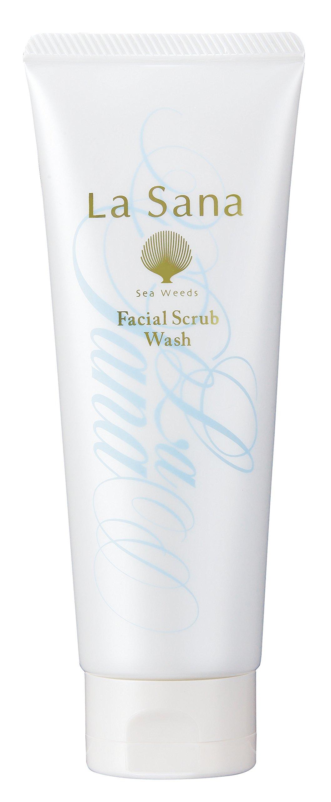 

La Sana Скраб для лица с морскими водорослями и морской грязью, 115 г (Зеленый Цветочный Аромат), с увлажняющими ингредиентами