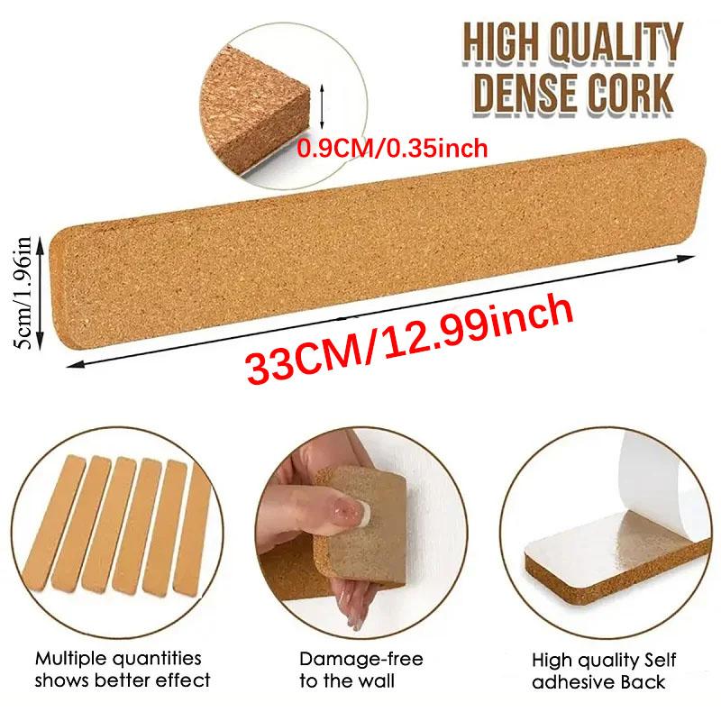 3PCS Removable Cork Board for Walls Cork Small Board Wall Message Board RMB02