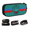 Custom Korean UFO Robot Goldorak Grendizer Pencil Cases for Boys Gilrs Large Storage Pen Bag Box Stationery
