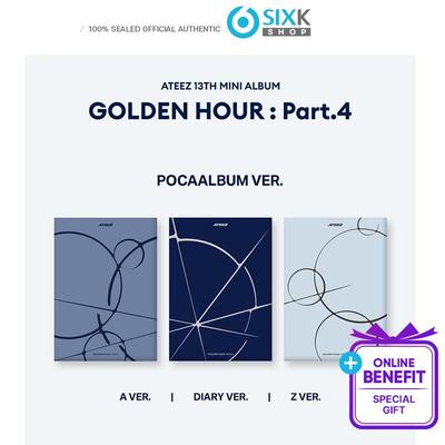 [Predobjednávka] ATEEZ [GOLDEN HOUR : Časť 4] FOTO KARTA ALBUM VER. (Online benefit)