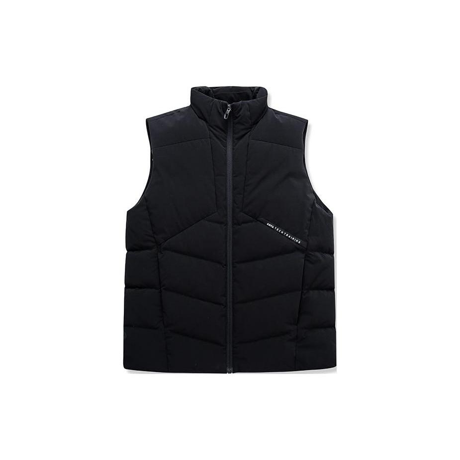ANTA Variety Training Collection Vests Men s Black Stand Collar Thickened Other 152247954-2 XXL