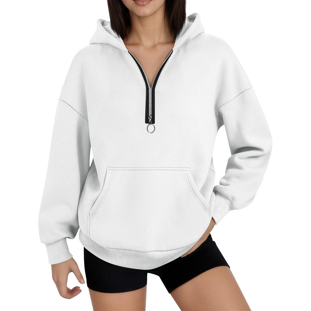 Women's Fashion Women's Lightweight Long Sleeve Pullover With Pockets Preppy Graphic Hoodie