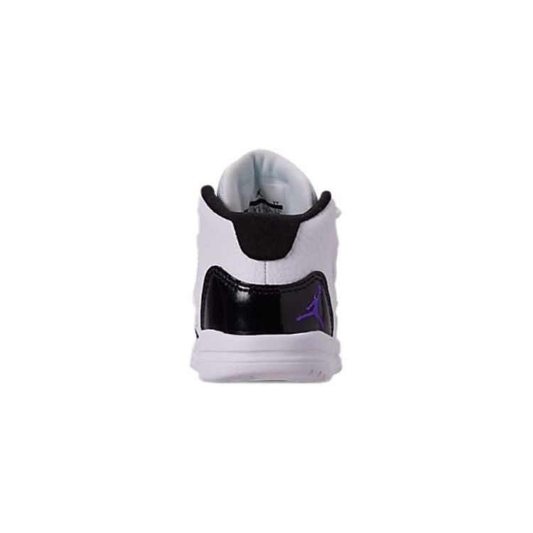 Jordan Max Aura Air  Retro Comfortable Shock Absorbing Durable High-Top Walking Shoes Baby Shoes Black White AQ9215-121