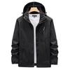 Women's and Men's Plus Size Waterproof Windproof Jacket for Spring and Autumn - Single Layer Coat for Outdoor and Mountaineering
