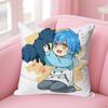 Chibi Aoba SSeragaki Kissenbezüge für Schlafzimmer Wohnzimmer Sofa Heimdeko Polyester Kissenbezug mit Reißverschluss
