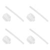 30Pcs Bottle Pump Head ABS Transparent Refill Pump Head Transfer Tool for Perfume Cosmetic