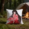 Kaguya Houraisan Polyester Printed Pillow Cover Square 30 35 40 45 50 55 Cm Soft for Sofa Bed Car Home Decor
