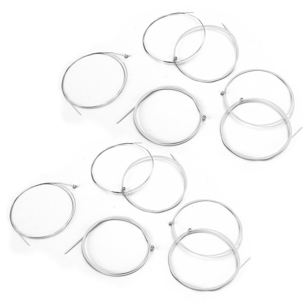 2 Sätze Folk Gitarrensaiten Metall Musikinstrumentensaiten Bieten hellen und ausgewogenen Ton