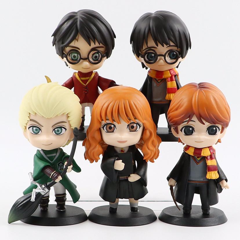 Exquisite 5pcs Harry Potter Characters Doll Set Featuring Hermione Potter And Ron For Collectors