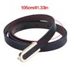 Trendy Waist Belt U Shaped Metal Buckle Thin Belt Waist Cincher for Women Enhances Any Outfit