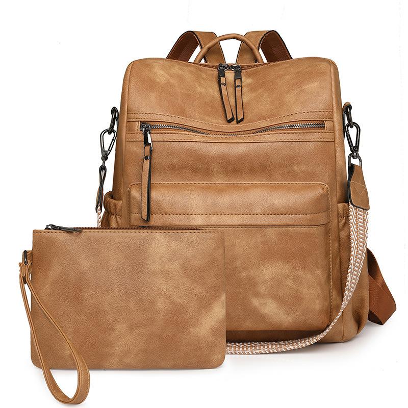 Retro Bags, Women's Large-capacity Backpacks, Multi-functional Women's Backpacks, Women's Bag Sets