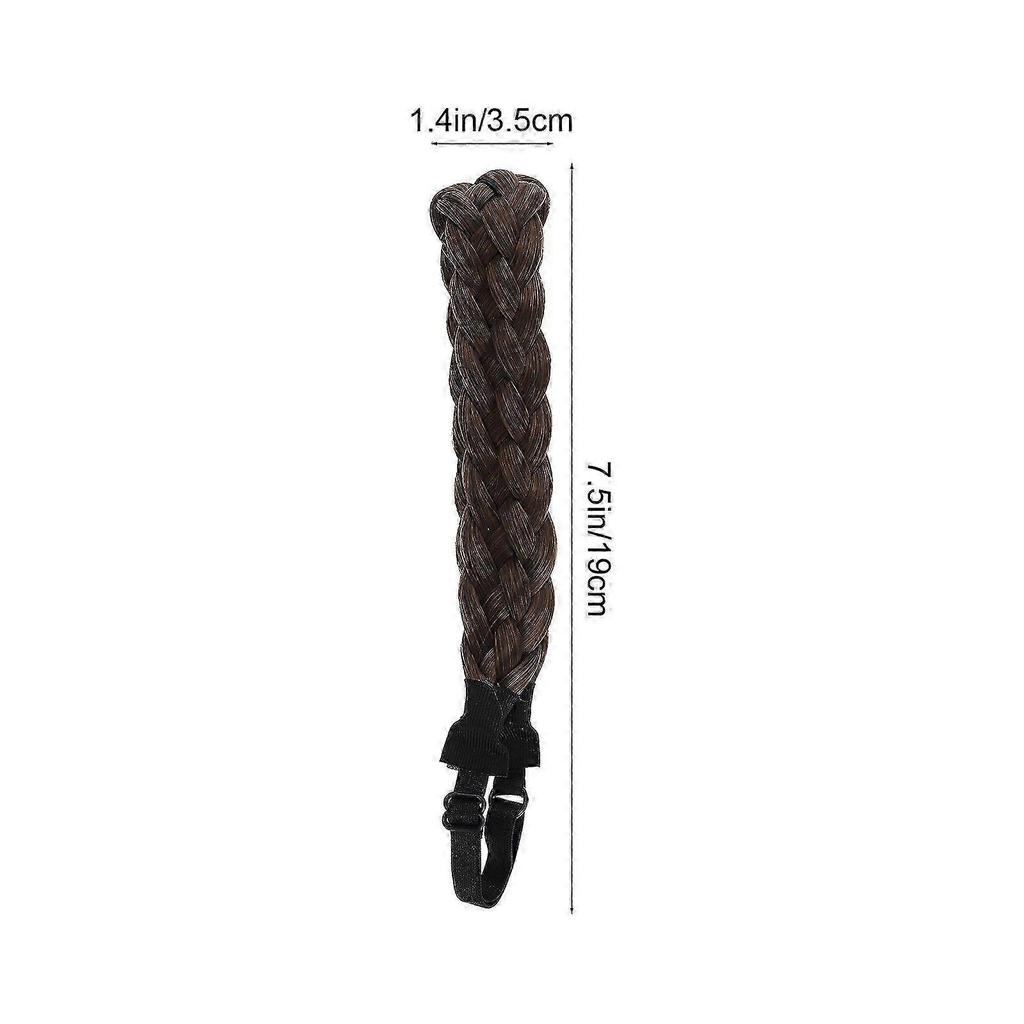 Braided Hair Braid Headpiece Hair Band a Stylish Ponytail Accessory for Sports Work and Daily Use