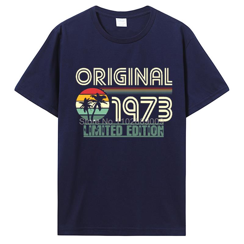 Old T Shirt Original Limited Edition 1973 Vintage T-shirt Funny Women Men Birthday Gift Printed Tshirt Harajuku Streetwear Tees