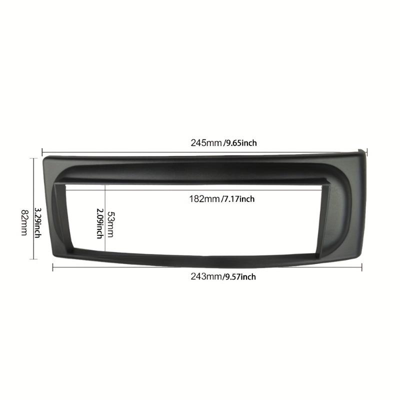 For 1 Din Radio Fascia for RENAULT for Megane I 1996-2002 for  1996-2003 GPS DVD Stereo Panel Dash Installation Trim Kit Frame