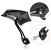 A Pair of Universal Motorcycle Motorbike Modified Accessories Rear View Rearview Mirror(Black)