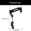 High Precisions Safe Machined Aluminum Alloy Tapping Arm Support Bracket For Hand Drills Easy Installation Light Duty