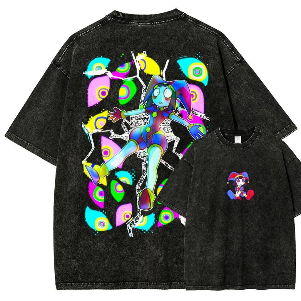 Det Fantastiske Digitale Cirkus Vasketrøje, Tadc Trøje, Jax T-shirt, Pomni T-shirt, Gangle T-shirt, Ragatha, Caine, Boble, Zooble