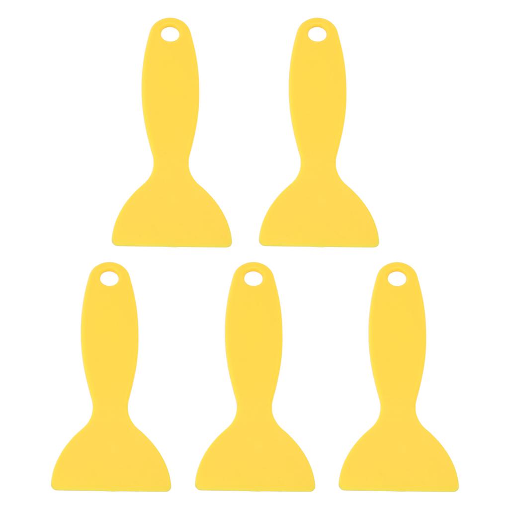 5pcs 3D Printer Spatula Flexible Plastic 3D Printing Resin Removal Scraper for WANHAO D8 for ANYCUBIC for Nova Yellow
