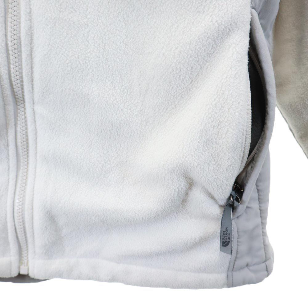 The North Face Outdoors Fleece Jacket S White X Gray Women Used