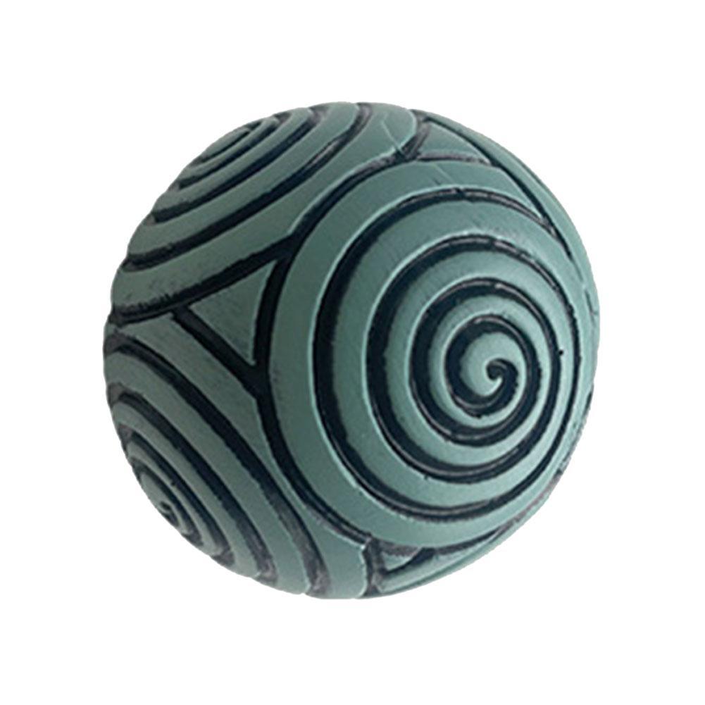 Set of Textured Resin Balls with Coral Pattern: Minimalist Decor for Living Room, Hallway and Coffee Table