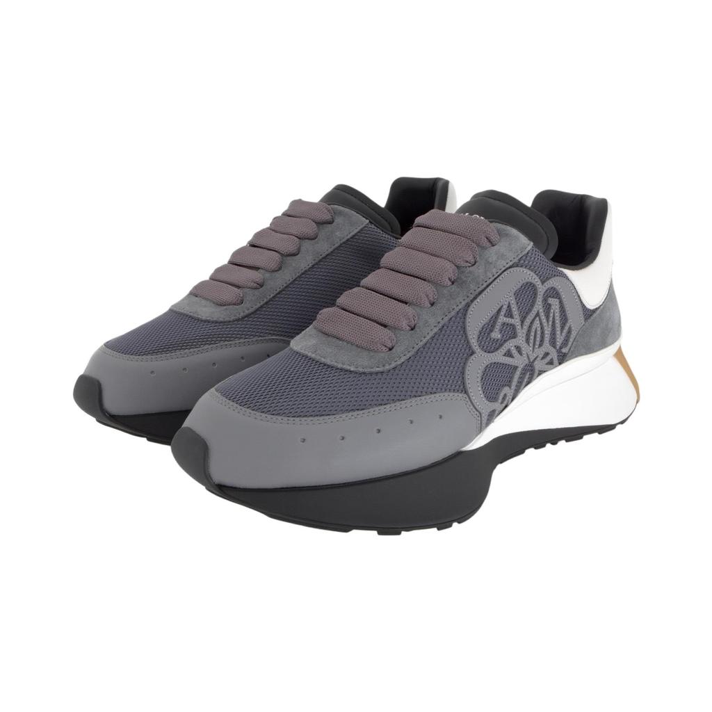 Alexander McQueen Sprint Runner Grey Navy Blue 705074W4WM11640