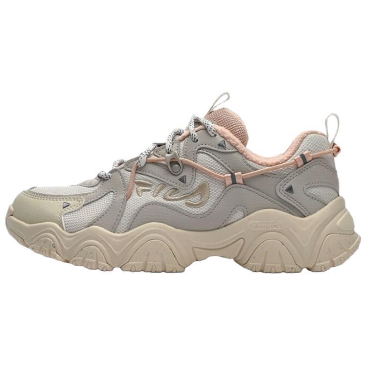 FILA Fluid 4 Износостойкие Низкие Повседневные Кроссовки Женские Розовый Серебристый F12W342117FPA 36