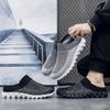 Baotou Herren Halbschuhe Sommer Fliegenstrick Mesh Slipper Sportschuhe Einschlupf Leicht Fersenlos Lässige Hausschuhe