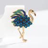 Temperament Tier Flamingo Brosche Für Damen Kleidung Mantel Accessoires Geschenke
