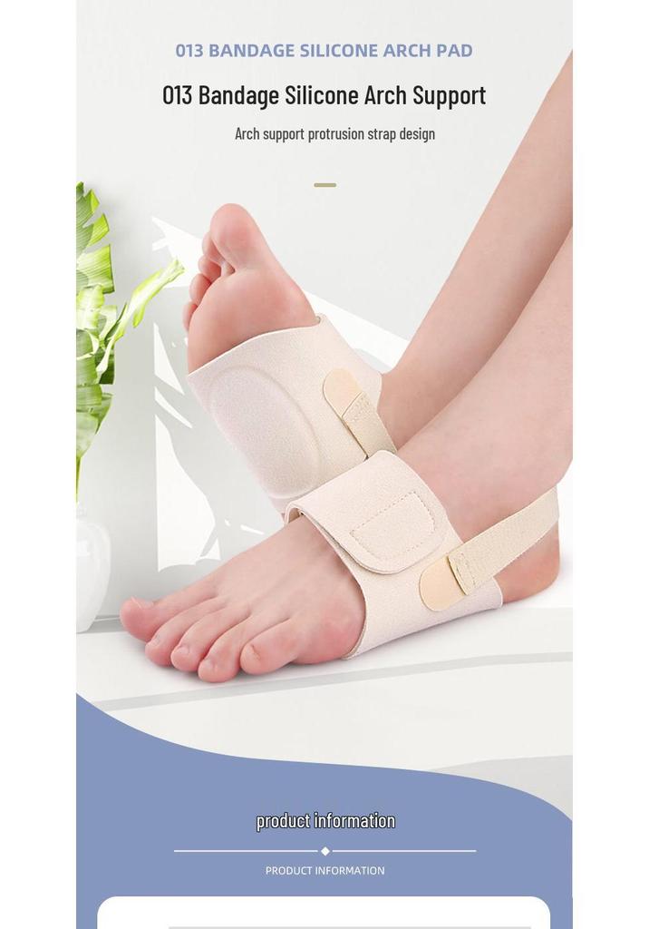 Adjustable Orthotic Foot Pads for Flat Arches and Plantar Fasciitis